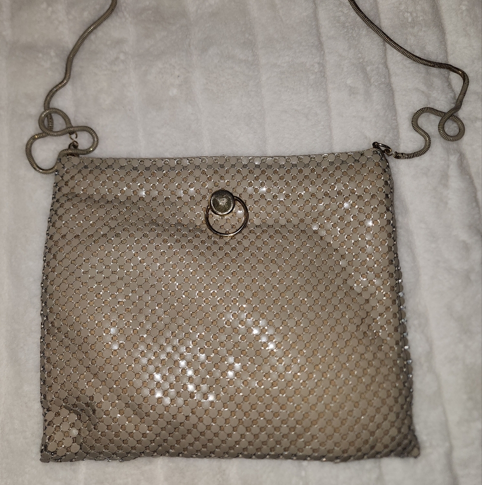 Vintage 80's metal mesh purse